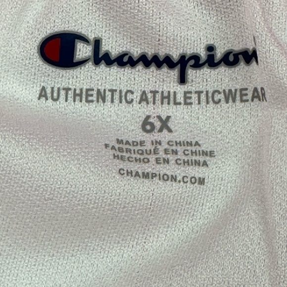 Neon Pink Champion Shorts Size 6X - Picture 6 of 6
